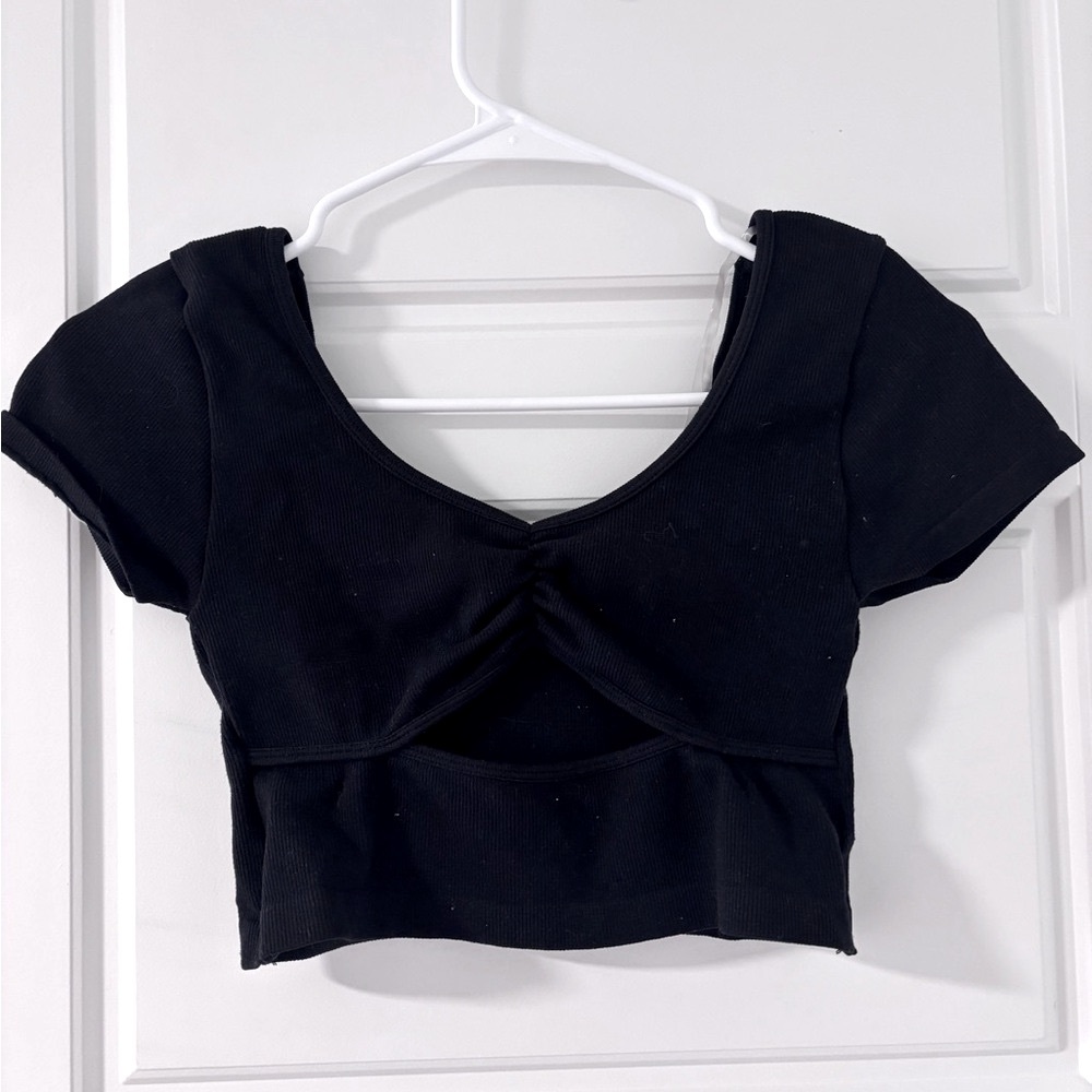 Black Women's Crop Top